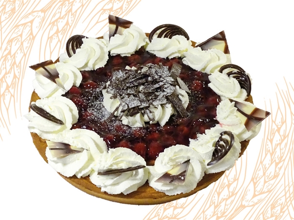 Halve Rijstekersenvlaai