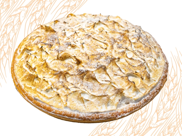 Halve Kersenschuimvlaai&nbsp;6 personen met slagroom