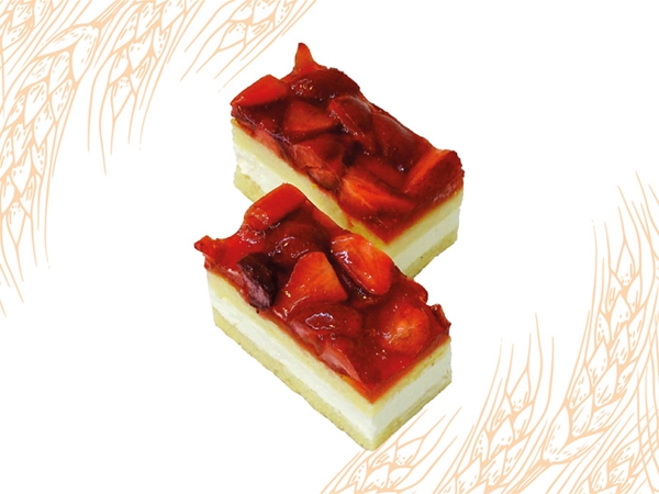 Glute vrij/ Lactose vrij aardbeien gebak